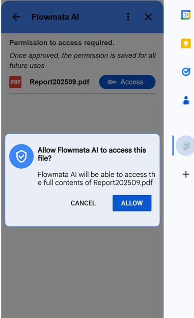 Flowmata AI - Google Workspace add-on - screenshot 05